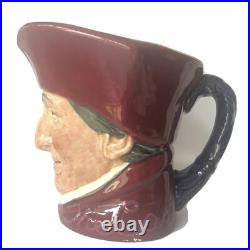 Royal Doulton The Cardinal Large Hand Painted Toby Mug Pitcher England 6 3/8