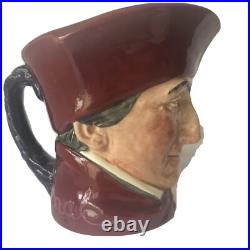 Royal Doulton The Cardinal Large Hand Painted Toby Mug Pitcher England 6 3/8