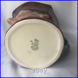 Royal Doulton The Cardinal Large Hand Painted Toby Mug Pitcher England 6 3/8