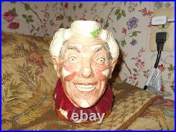 Royal Doulton The Clown Character Toby Jug D6322 with White HairHarry Fenton