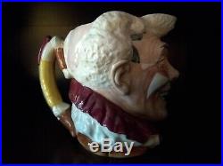 Royal Doulton'The Clown' White Hair Large Character Jug D6558