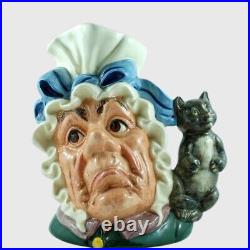 Royal Doulton The Cook and the Cheshire Cat D6842 Signed Large Character Jug