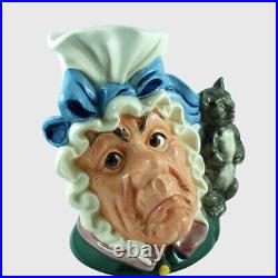 Royal Doulton The Cook and the Cheshire Cat D6842 Signed Large Character Jug