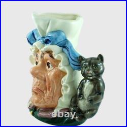 Royal Doulton The Cook and the Cheshire Cat D6842 Signed Large Character Jug