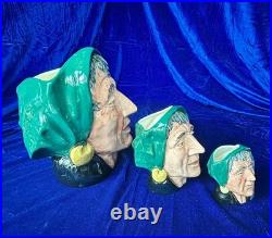 Royal Doulton-The Fortune Teller- Complete Set (Lg, Sm, Min), Designer, G Sharpe