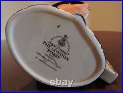Royal Doulton The London Bobby LARGE D6744 Character Jug Big Ben Handle