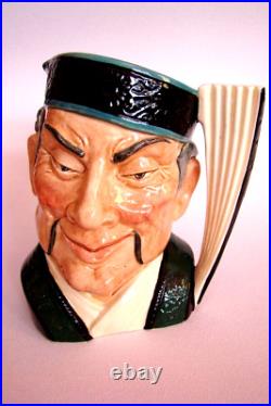 Royal Doulton The Mikado Character Jug 6.5 Large Made in England 1958 Toby Jug