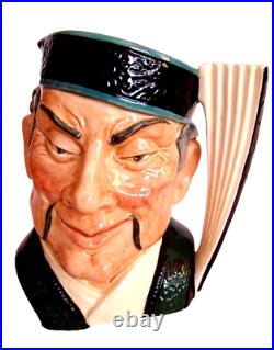 Royal Doulton The Mikado Character Jug 6.5 Large Made in England 1958 Toby Jug