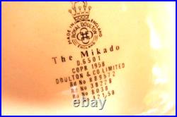 Royal Doulton The Mikado Character Jug 6.5 Large Made in England 1958 Toby Jug