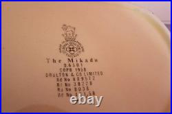 Royal Doulton The Mikado Character Jug 6.5 Large Made in England 1958 Toby Jug