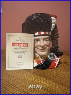 Royal Doulton The Piper D6918 Large Character Jug Limited Edition of 2500