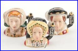Royal Doulton The Six Wives of King Henry VIII Tiny Character Jugs