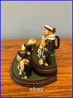 Royal Doulton The Six Wives of King Henry VIII Tiny Character Jugs Signed