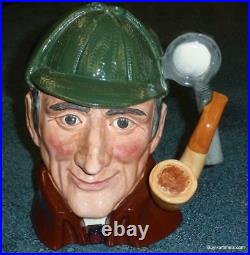 Royal Doulton The Sleuth Character Toby Jug D6631 Collectible Detective Gift