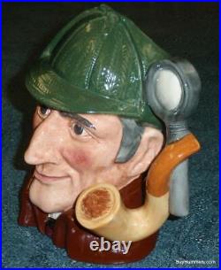 Royal Doulton The Sleuth Character Toby Jug D6631 Collectible Detective Gift