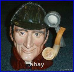 Royal Doulton The Sleuth Character Toby Jug D6631 Sherlock Holmes Xmas Gift