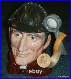 Royal Doulton The Sleuth Character Toby Jug D6631 Sherlock Holmes Xmas Gift