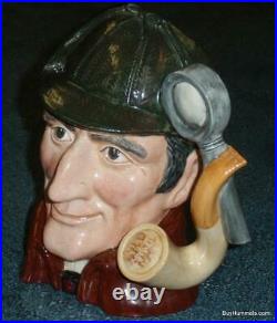 Royal Doulton The Sleuth Character Toby Jug D6631 Sherlock Holmes Xmas Gift