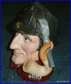 Royal Doulton The Sleuth Character Toby Jug D6631 Sherlock Holmes Xmas Gift