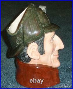 Royal Doulton The Sleuth Character Toby Jug D6631 Sherlock Holmes Xmas Gift