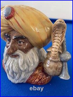 Royal Doulton The Snake Charmer Large Character Jug Mug D6912 #177 of 2500 1991