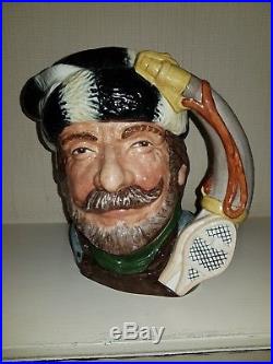 Royal Doulton The Trapper Character Jug Very Rare Trial Colourway D6609 Mint
