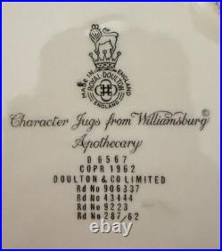 Royal Doulton The Williamsburg Collection All Seven Characters