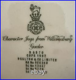 Royal Doulton The Williamsburg Collection All Seven Characters