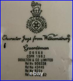 Royal Doulton The Williamsburg Collection All Seven Characters