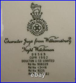 Royal Doulton The Williamsburg Collection All Seven Characters