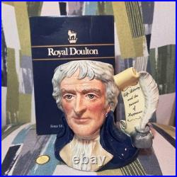 Royal Doulton Thomas Jefferson Character Toby Mug 1993 1424/2500 Mint Cond
