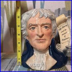 Royal Doulton Thomas Jefferson Character Toby Mug 1993 1424/2500 Mint Cond