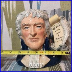 Royal Doulton Thomas Jefferson Character Toby Mug 1993 1424/2500 Mint Cond