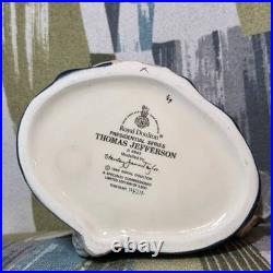 Royal Doulton Thomas Jefferson Character Toby Mug 1993 1424/2500 Mint Cond Royal Doulton Thomas Jefferson Character Toby Mug 1993 1424/2500 Mint Cond