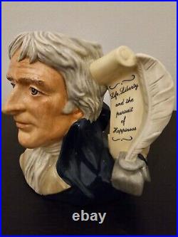 Royal Doulton Thomas Jefferson D6943 Character Toby Jug Large #1891