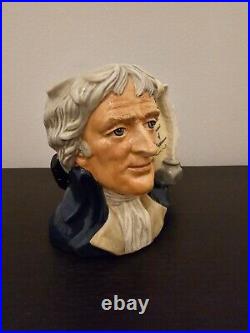 Royal Doulton Thomas Jefferson D6943 Character Toby Jug Large #1891