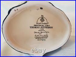 Royal Doulton Thomas Jefferson D6943, Ltd Ed 592/2500, with Extras