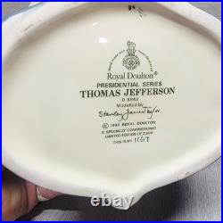 Royal Doulton Thomas Jefferson Limited Edition D6943 Presidential Series Jug