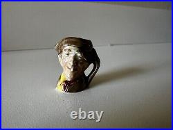 Royal Doulton Tiny Character Jugs Mugs Charles Dickens Set 5 1940 to 1960