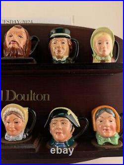 Royal Doulton Tiny Toby Character Jugs Charles Dickens Commemorative Full Set