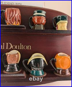 Royal Doulton Tiny Toby Character Jugs Charles Dickens Commemorative Full Set