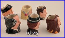 Royal Doulton Tiny Toby Character Jugs Charles Dickens Commemorative Full Set