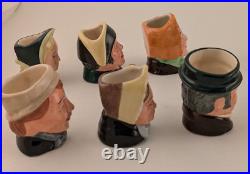 Royal Doulton Tiny Toby Character Jugs Charles Dickens Commemorative Full Set