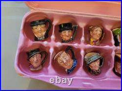 Royal Doulton Tiny Toby Character Jugs Mugs Charles Dickens Set 12 1940 to 60 Royal Doulton Tiny Toby Character Jugs Mugs Charles Dickens Set 12 1940 to 60