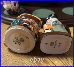 Royal Doulton Tiny Tobys Character Jug Set W Display Stand Set Of 6 Le 2500 Coa
