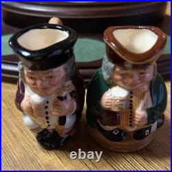 Royal Doulton Tiny Tobys Character Jug Set W Display Stand Set Of 6 Le 2500 Coa