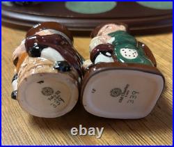 Royal Doulton Tiny Tobys Character Jug Set W Display Stand Set Of 6 Le 2500 Coa