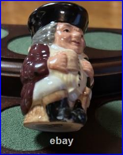 Royal Doulton Tiny Tobys Character Jug Set W Display Stand Set Of 6 Le 2500 Coa
