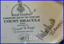 Royal Doulton Toby Character Jug D7053 Count Dracula 1996 7 SIGNED