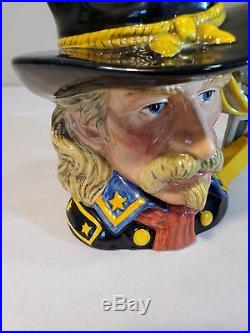 Royal Doulton Toby Character Jug / Mug General Custer D7079 7 7 inch Large